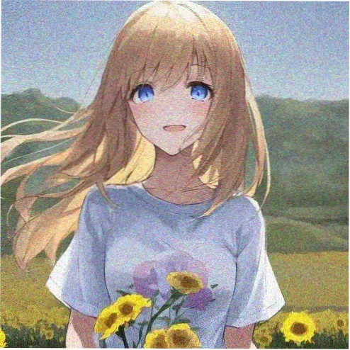 动漫女性角色姬紫月头像